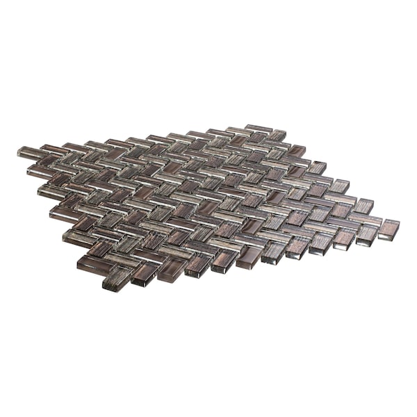 Andova Tiles SAMPLE-Velmo 1 in. x 1.25 in. Glass Mosaic Wall Tile - SAM-ANDVEL1017