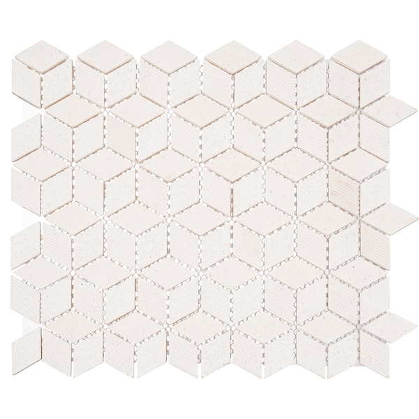 Andova Tiles SAMPLE Cubit 1 x 2 Marble Grid Mosaic Wall  Floor Tile - SAM-ANDCUB327
