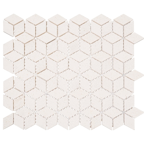 Andova Tiles SAMPLE Cubit 1 x 2 Marble Grid Mosaic Wall  Floor Tile - SAM-ANDCUB327