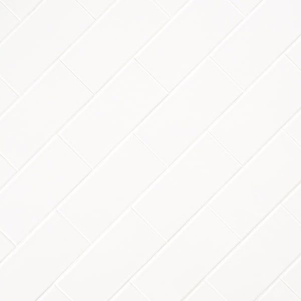 Msi Metro White 4in. x 12in. Glossy Ceramic Subway Wall tile, 40PK - ZOR-PT-0718