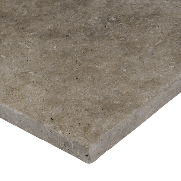 Msi Tuscany Walnut 16 In. X 16 In. Tumbled Travertine Paver Tile - ZOR-LSC-0063