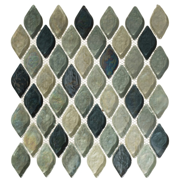 Andova Tiles SAMPLE Plume 225 x 125 Glass Novelty Mosaic Wall Tile - SAM-ANDPLU515