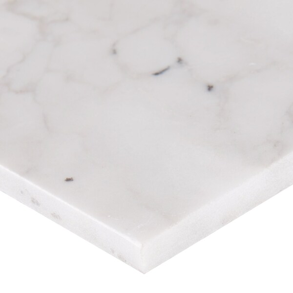 Msi Calacatta Cressa Honed 4 X 12 Marble Subway Tile In White, 15PK - ZOR-NS-0055