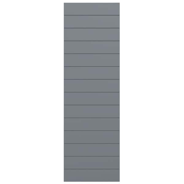 Ekena Millwork True Fit PVC Horizontal Slat Modern Style Fixed Mount Shutters, Ocean Swell, 12W x 36H, PR - TFP001HZ12X036CH