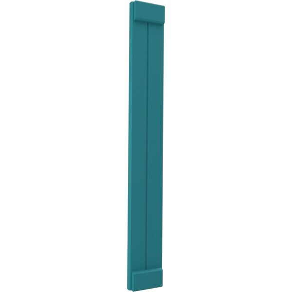 Ekena Millwork Americraft 2-Board Exterior Wood Joined Board-n-Batten Shutters w/ End Batten, ARW103BB207X78ANH, PR - ARW103BB207X78ANH