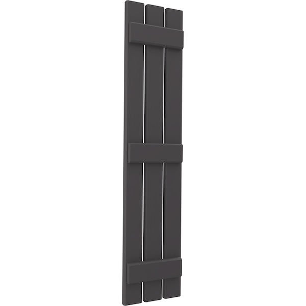 Ekena Millwork Americraft 3-Board (3 Batten) Exterior Real Wood Spaced Board-n-Batten Shutters, ARW401SB311X73SMH, PR - ARW401SB311X73SMH