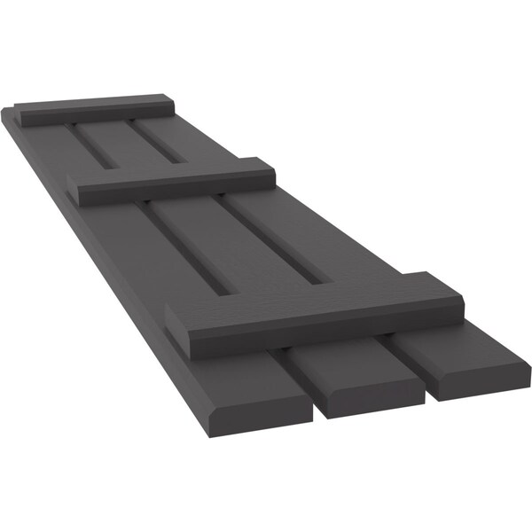 Ekena Millwork Americraft 3-Board (3 Batten) Exterior Real Wood Spaced Board-n-Batten Shutters, ARW401SB311X73SMH, PR - ARW401SB311X73SMH