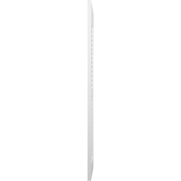 Ekena Millwork 18W x 68H Americraft Two Equal Louver Exterior Real Wood Shutters, White, PR - RW101LV18X68WHH