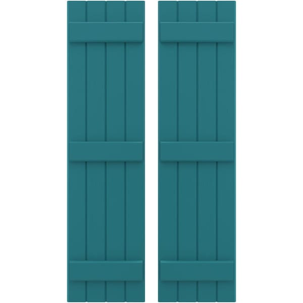 Ekena Millwork Americraft 4-Board (3 Batten) Exterior Real Wood Joined Board-n-Batten Shutters, ARW401BB414X81ANH, PR - ARW401BB414X81ANH