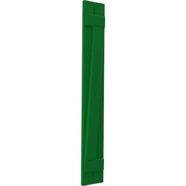 Ekena Millwork Americraft 2-Board (2 Batten) Wood Joined Board-n-Batten Shutters w/ Z-Bar, ARW102BB207X76HGH, PR - ARW102BB207X76HGH
