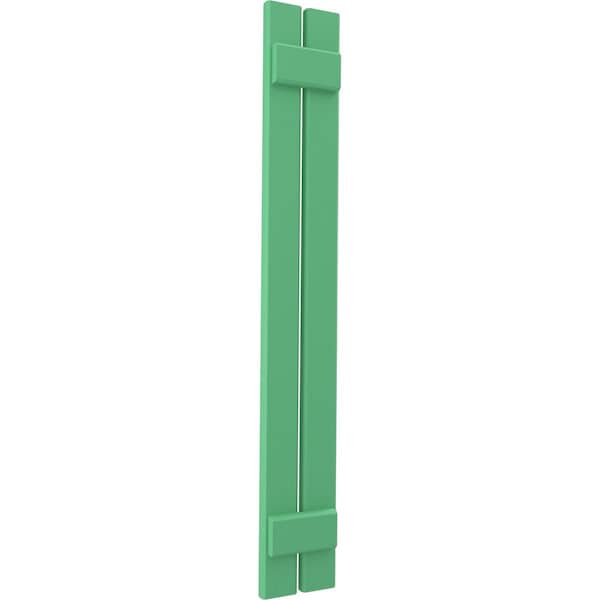 Ekena Millwork Americraft 2-Board (2 Batten) Exterior Real Wood Spaced Board-n-Batten Shutters, ARW101SB207X59LPH, PR - ARW101SB207X59LPH