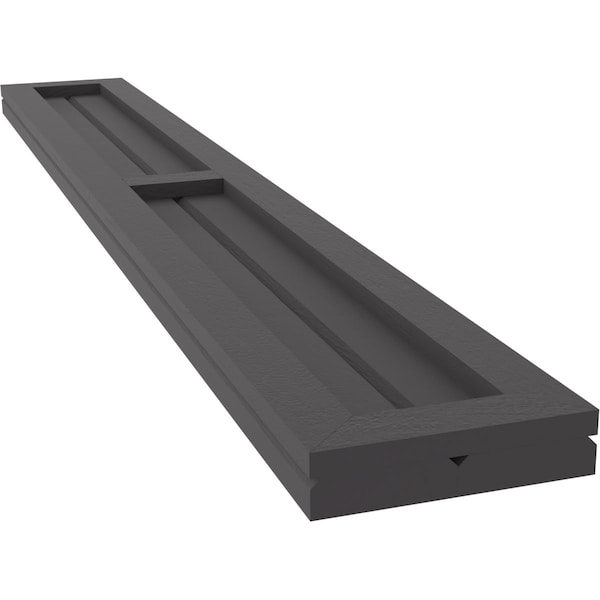 Ekena Millwork Americraft 2-Board Exterior Wood 2 Equal Panel Framed Board-n-Batten Shutters, ARW101BF207X33SMH, PR - ARW101BF207X33SMH
