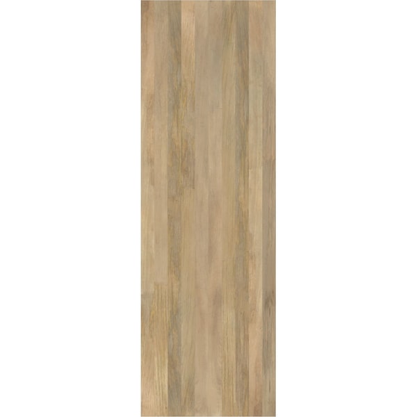Ekena Millwork Americraft 5-Board Exterior Wood Joined Board-n-Batten Shutters w/ End Batten, ARW103BB518X79UNH, PR - ARW103BB518X79UNH