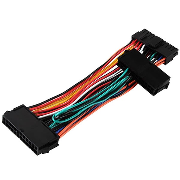 SilverStone Technologies PP10 Doble Conectores Hembra de 24 Pines más Conector Macho de 24 Pines - PP10