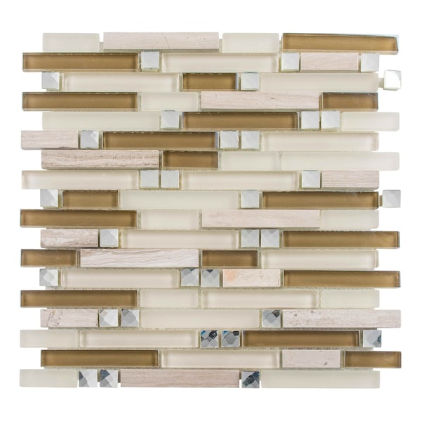 Andova Tiles ANDOVA TILES Happy Natural Stone Mosaic Tile - ANDHAP416