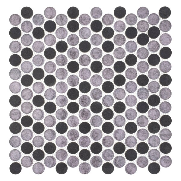Andova Tiles SAMPLE- Space 3/4 in. Glass Mosaic Wall & Floor Tile - SAM-ANDMARB1012
