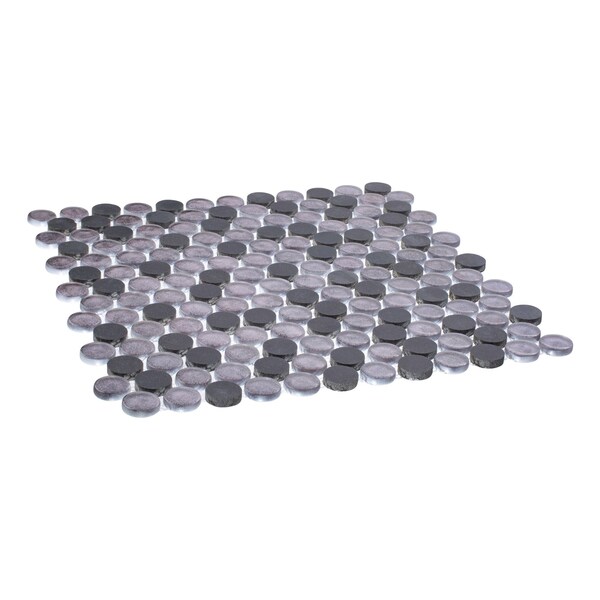 Andova Tiles SAMPLE- Space 3/4 in. Glass Mosaic Wall & Floor Tile - SAM-ANDMARB1012