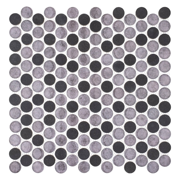Andova Tiles SAMPLE- Space 3/4 in. Glass Mosaic Wall & Floor Tile - SAM-ANDMARB1012