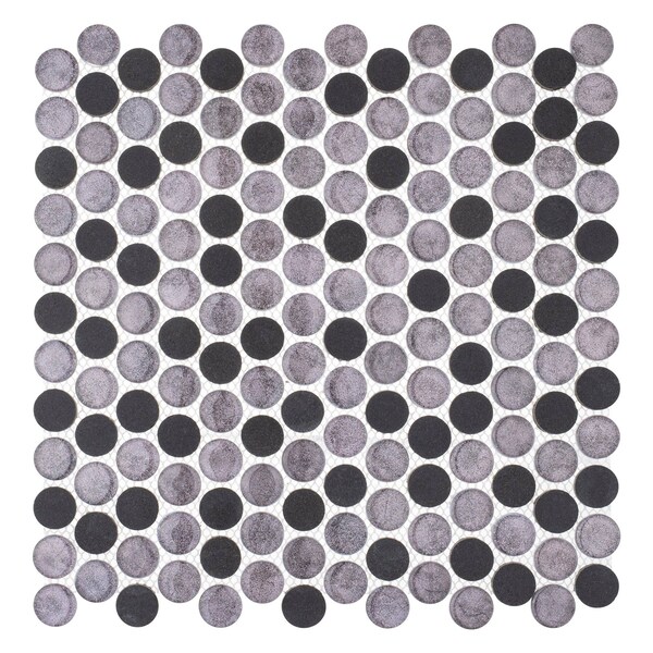 Andova Tiles SAMPLE- Space 3/4 in. Glass Mosaic Wall & Floor Tile - SAM-ANDMARB1012