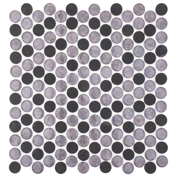 Andova Tiles SAMPLE- Space 3/4 in. Glass Mosaic Wall & Floor Tile - SAM-ANDMARB1012