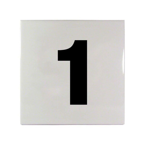 Inlays 6 in. No Skid Ceramic Tile - No. 1 - C621010