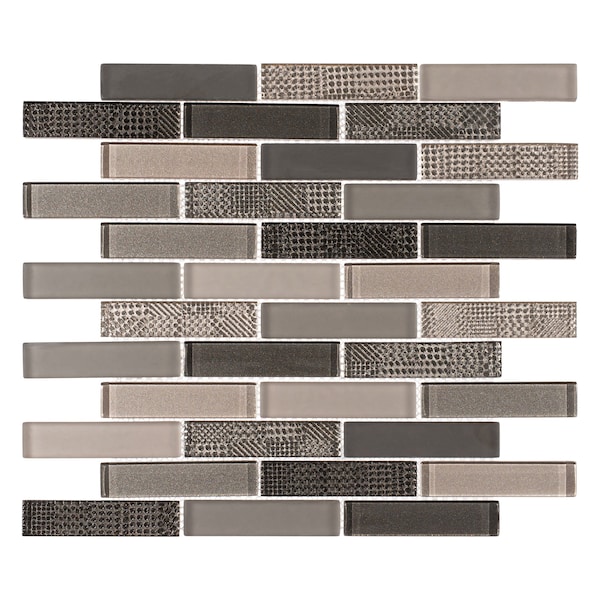 Andova Tiles SAMPLE North 1 W x 4 L Glass Mosaic Wall Tile - SAM-ANDNOR498