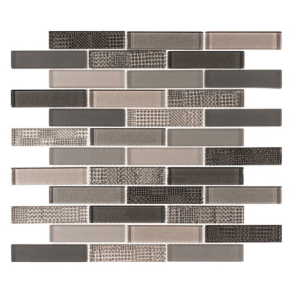 Andova Tiles SAMPLE North 1 W x 4 L Glass Mosaic Wall Tile - SAM-ANDNOR498
