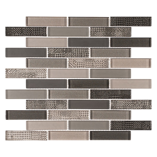 Andova Tiles SAMPLE North 1 W x 4 L Glass Mosaic Wall Tile - SAM-ANDNOR498