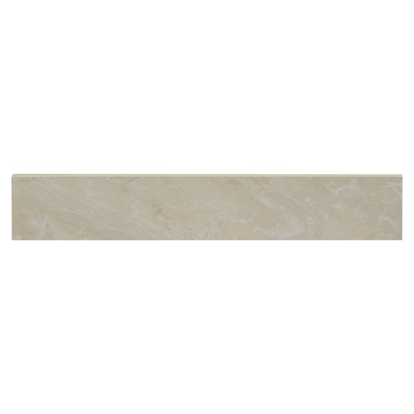 Msi Onyx Ivory 3 In. X 18 In. Matte Porcelain Bullnose Wall Tile, 22PK - ZOR-PT-TR-0139