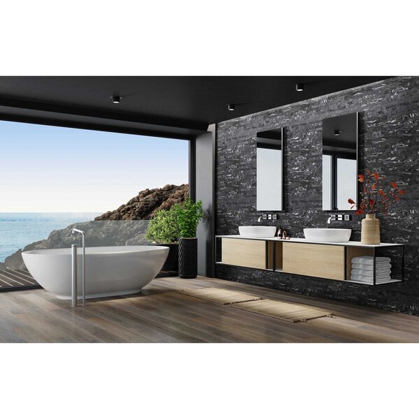 Msi Rockmount Silver Canyon Corner Ledger Panel SAMPLE Spliface Natural Marble Wall Tile - ZOR-PNL-0041-SAM