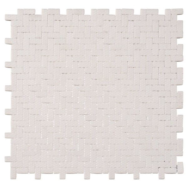 Andova Tiles ANDOVA TILES Comfort 0.37" x 0.87" Glass Herringbone / Chevron Mosaic Wall Tile - ANDCOM321