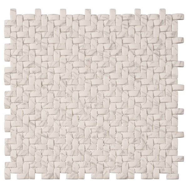 Andova Tiles ANDOVA TILES Comfort 0.37" x 0.87" Glass Herringbone / Chevron Mosaic Wall Tile - ANDCOM321