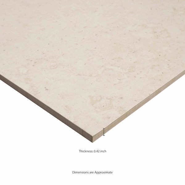 Msi Girona Marfil 12in X 24in Lappato 3D Porcelain Floor And Wall Tile, 6PK - ZOR-PT-0882
