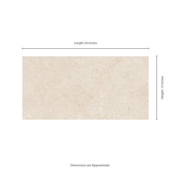 Msi Girona Marfil 12in X 24in Lappato 3D Porcelain Floor And Wall Tile, 6PK - ZOR-PT-0882
