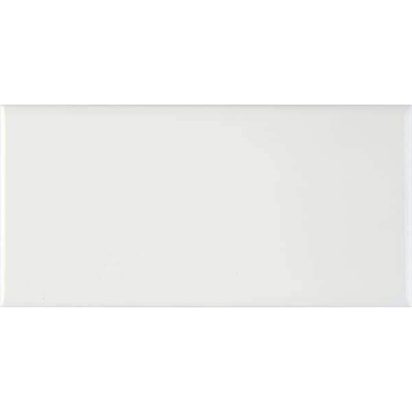 Msi White Glossy Bullnose 3 In. X 6 In. Glazed Ceramic Wall Tile, 88PK - ZOR-PT-TR-0166