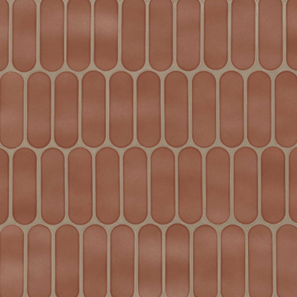 Msi Terra Ellipse Sample in. Glossy Glass Mosaic Wall Tile - ZOR-MD-0635-SAM