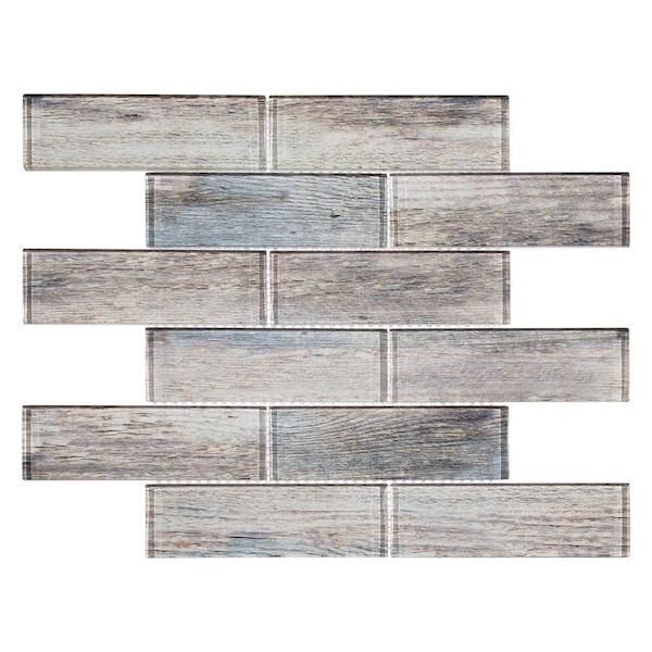 Andova Tiles SAMPLE Migdal 2 x 6 Glass Brick Joint Mosaic Tile - SAM-ANDMIG235