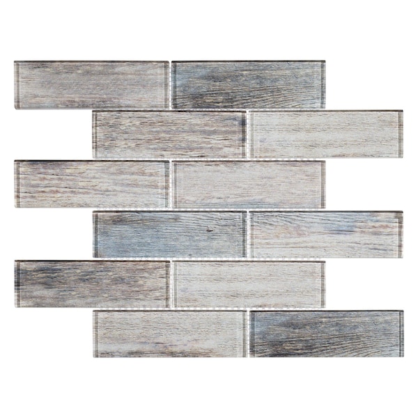 Andova Tiles SAMPLE Migdal 2 x 6 Glass Brick Joint Mosaic Tile - SAM-ANDMIG235