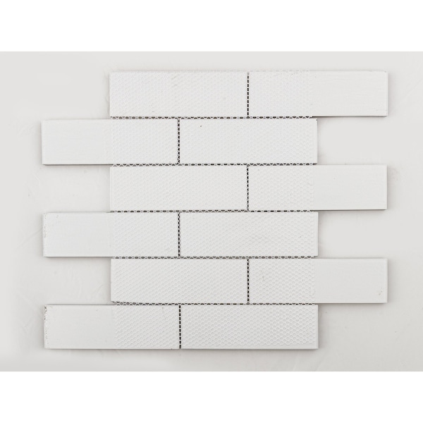 Andova Tiles SAMPLE Migdal 2 x 6 Glass Brick Joint Mosaic Tile - SAM-ANDMIG235