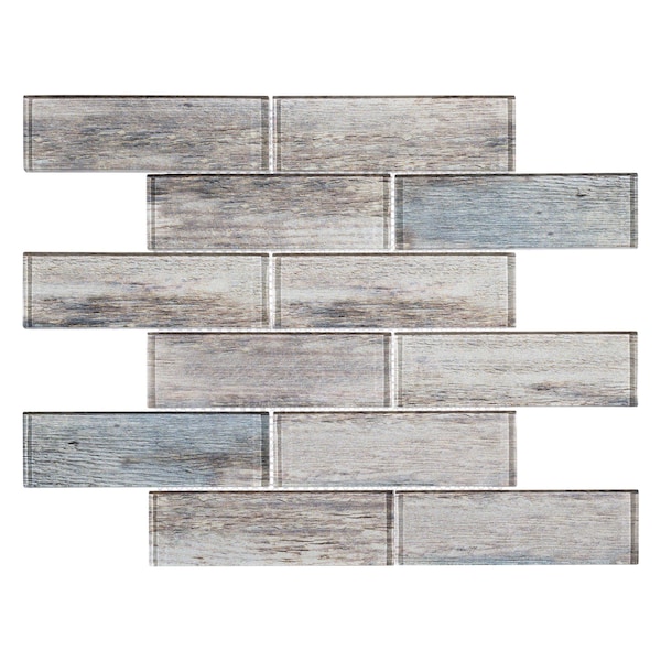 Andova Tiles SAMPLE Migdal 2 x 6 Glass Brick Joint Mosaic Tile - SAM-ANDMIG235