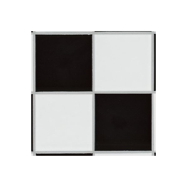 Msi White And Black Checkered Sample Matte Porcelain Mosaic Floor And Wall Tile - ZOR-MD-0625-SAM