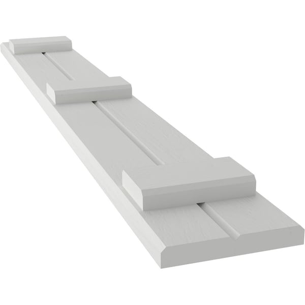 Ekena Millwork Americraft 2-Board (3 Batten) Exterior Real Wood Joined Board-n-Batten Shutters, ARW401BB207X69STH, PR - ARW401BB207X69STH