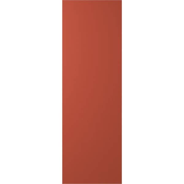Ekena Millwork Americraft 5-Board Exterior Wood Joined Board-n-Batten Shutters w/ End Batten, ARW103BB518X70CLH, PR - ARW103BB518X70CLH