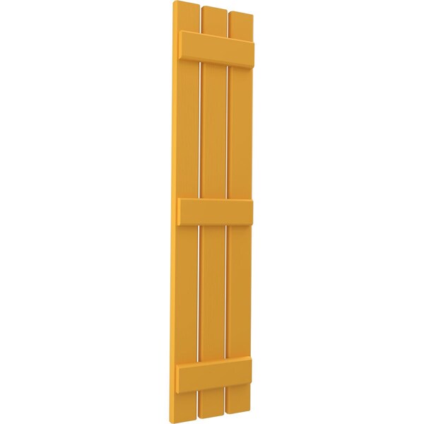 Ekena Millwork Americraft 3-Board (3 Batten) Exterior Real Wood Spaced Board-n-Batten Shutters, ARW401SB311X32TUH, PR - ARW401SB311X32TUH