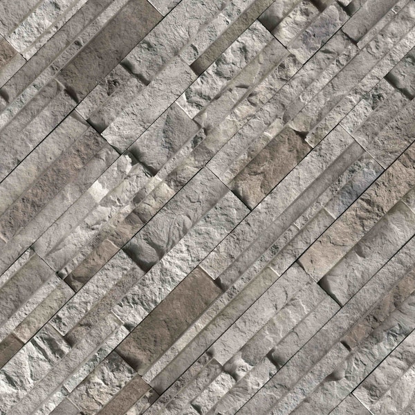 Msi Knoxville Gray Pattern Varying Length Natural Concrete Wall Tile - ZOR-PNL-0170