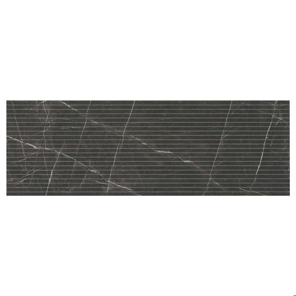 Msi Urbanslat Marmiro Noir 16" X 48" Satin Ceramic Wall Tile, PK3 - ZOR-PT-0797