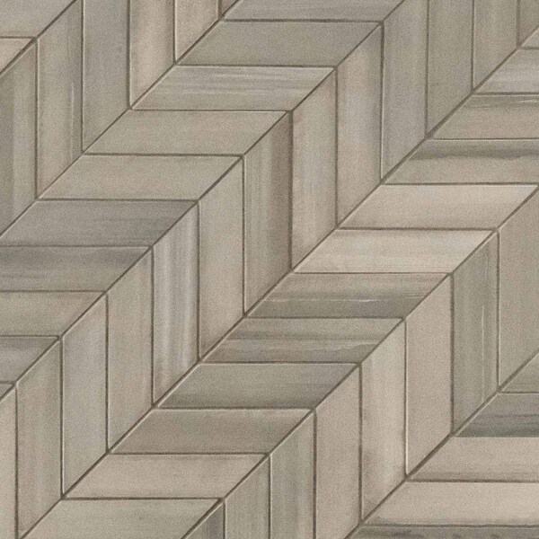 Msi Water Color Grigio 12 In. X 15 In. Glazed Porcelain Mesh-Mounted Mosaic Tile, 4PK - ZOR-PT-0359