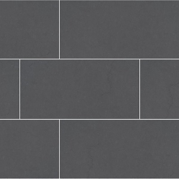 Msi Dimensions Graphite 12 X 24 Matte Porcelain Floor And Wall Tile, 8PK - ZOR-PT-0690