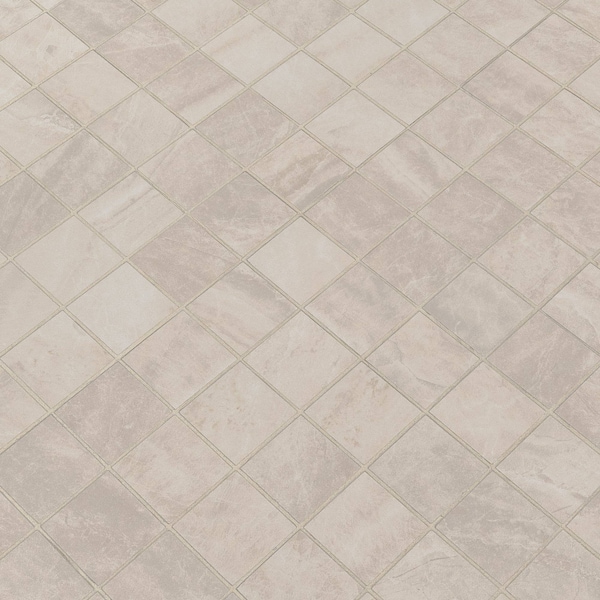 Msi Praia Crema 12 In. X 12 In. X 9Mm Glazed Ceramic Mesh-Mounted Mosaic Tile, 8PK - ZOR-MD-0473