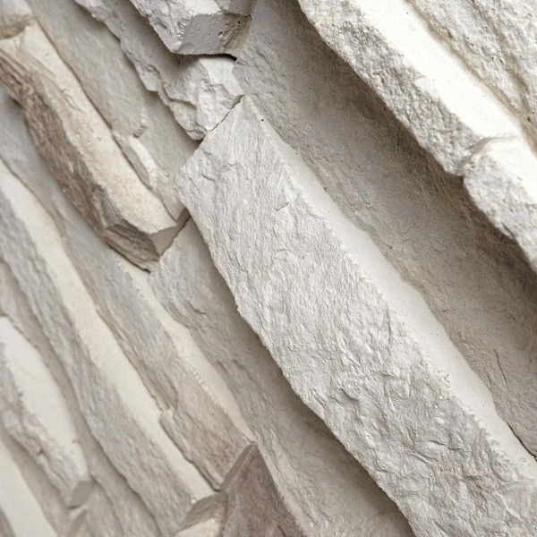 Msi Danbury White Pattern Varying Length Natural Concrete Wall Tile - ZOR-PNL-0169